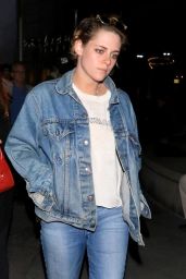 Kristen Stewart in an All Denim Look - Hollywood 05/23/2018