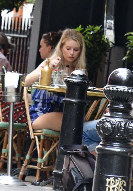 Lottie Moss on a Dinner Date in London 05/08/2018