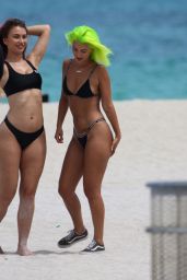 Madison Skylar in a Black Bikini - Photoshoot in Miami Beach 05/12/2018
