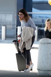 Mandy Moore - Arriving to New York City 05/07/2018