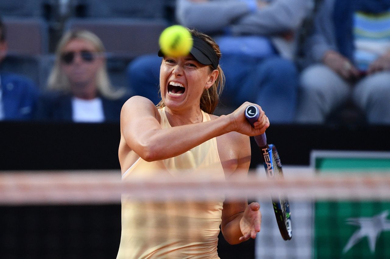 Maria Sharapova - Internazionali BNL d Italia in Rome 05/19/2018