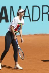 Maria Sharapova – Mutua Madrid Open Training Session in Madrid 05/04/2018