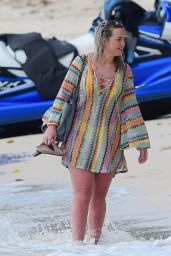 Megan Davison on the Beach in Barbados 05/19/2018