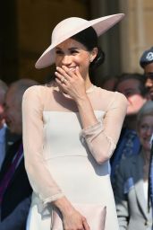 Meghan Duchess of Sussex at a Garden Party at Buckingham Palace in London 05/22/2018