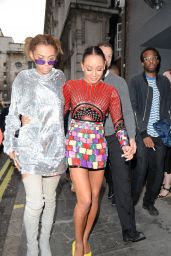 Melanie Brown - Leaves Hello! Magazine x Dover Street Market Anniversary Party in London