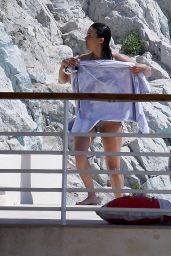 Michelle Rodriguez on Swimming Pool at Hotel Du Cap Eden Roc in Antibes 05/18/2018