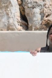 Michelle Rodriguez - Swimming at Eden Roc Hotel in Antibes 05/17/2018