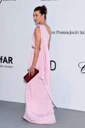 Milla Jovovich – amfAR’s Cinema Against AIDS Gala in Cannes 05/17/2018