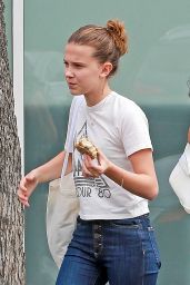 Millie Bobby Brown at a Cafe in Los Angeles 05/21/2018