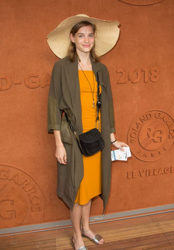 Noemie Schmidt at Village During Roland Garros in Paris 05/28/2018