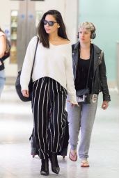 Olivia Munn at Heathrow Airport in London 05/09/2018
