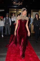 Priyanka Chopra – Leaving the Carlyle Hotel to Attend MET Gala 2018