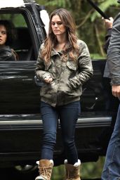 Rachel Bilson - TV series "Take Two" Set in Vancouver 04/30/2018