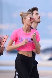 Romee Strijd - Morning Run in Cannes 05/08/2018