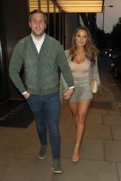 Sam Faiers With Paul Knightley at the Bulgari Hotel in London 05/18/2018