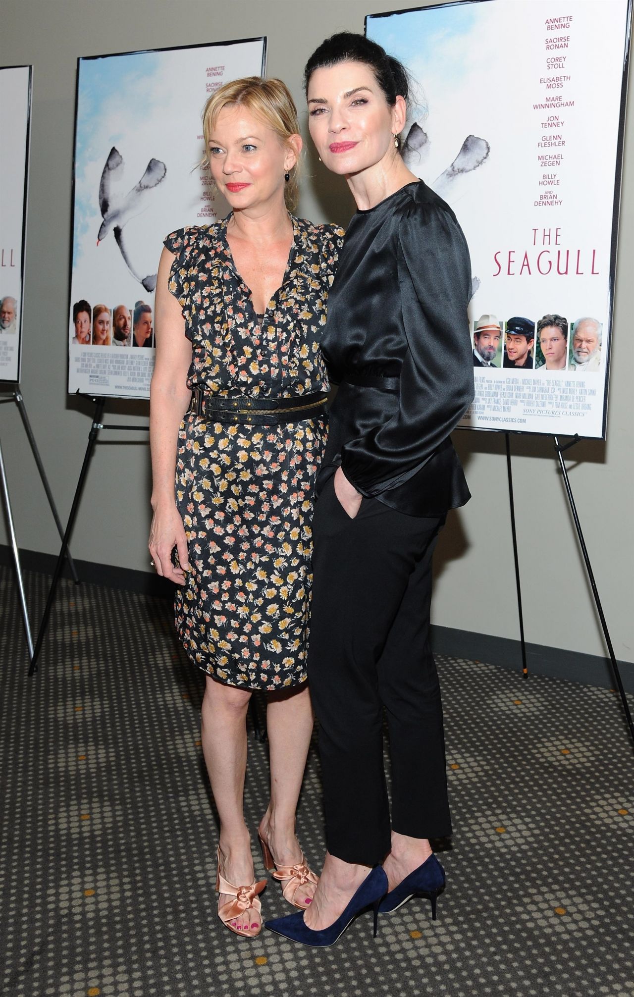 Samantha Mathis and Julianna Marguiles - "The Seagull" Premiere in New