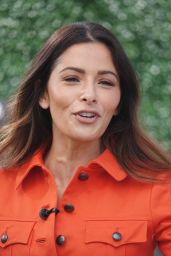 Sarah Shahi Filming EXTRA TV Live in Los Angeles 05/29/2018
