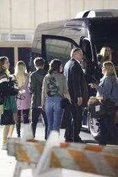 Selena Gomez - Boarding a Limo Bus in Pasadena 05/20/2018