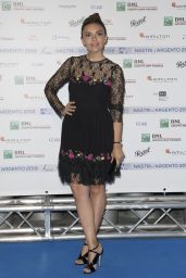 Serena Rossi – Nastri D’Argento 2018 Blu Carpet in Rome