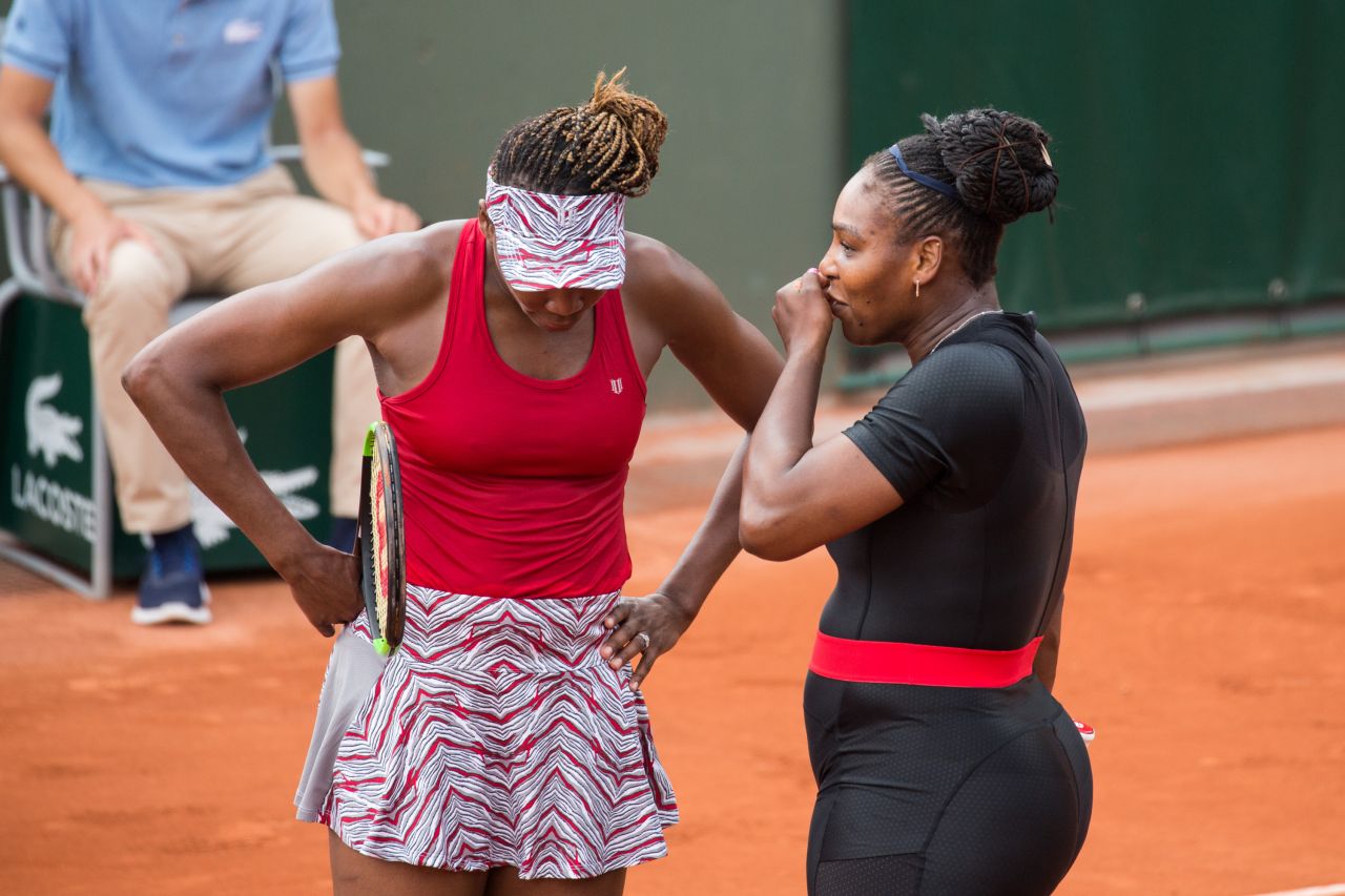 Serena Williams and Venus Williams – French Open Tennis Tournament in Paris 05/30/20181280 x 853