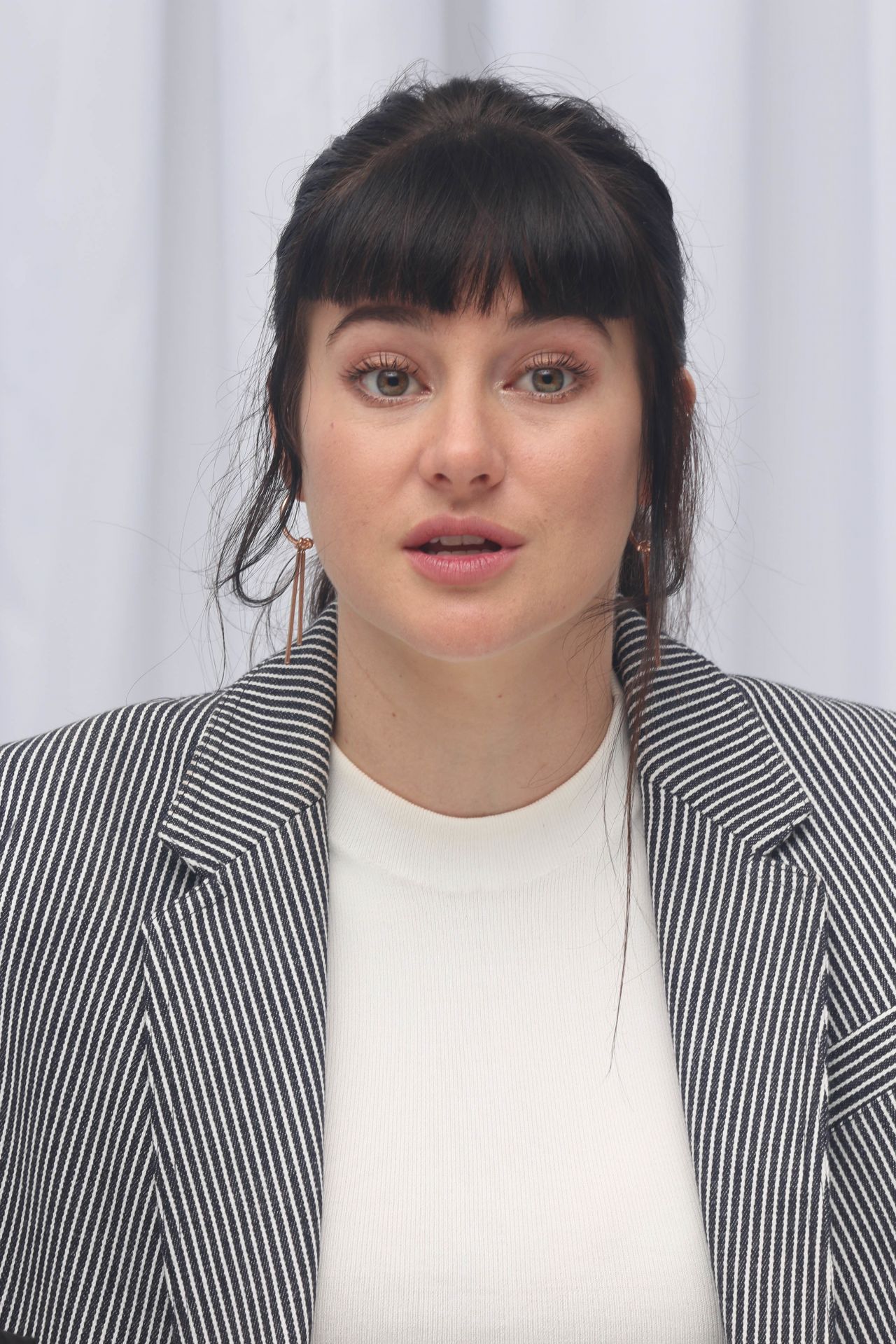 Shailene Woodley - "Adrift" Press Conference in Pasadena • CelebMafia