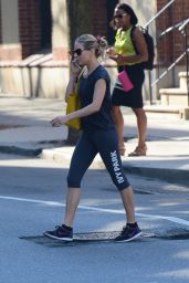 Sienna Miller in Leggings - Heading to the Gym in New York City 05/03/2018