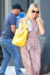 Sienna Miller on Her Phone - Running Errands in NYC 05/02/2018