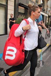 Simona Halep - Leaving Her Hotel in Paris 05/28/2018