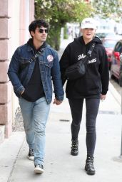 Sophie Turner at Alfred Coffee in West Hollywood 04/30/2018
