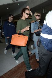 Stella Maxwell and Irina Shayk - Arriving at Nice Airport 05/09/2018