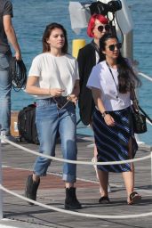 Thylane Blondeau in Casual Outfit - Cannes 05/11/2018