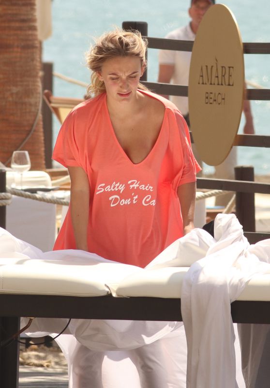 Tiffany Watson on the Beach in Marbella 05/09/2018