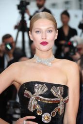 Toni Garrn - "Burning" Red Carpet in Cannes