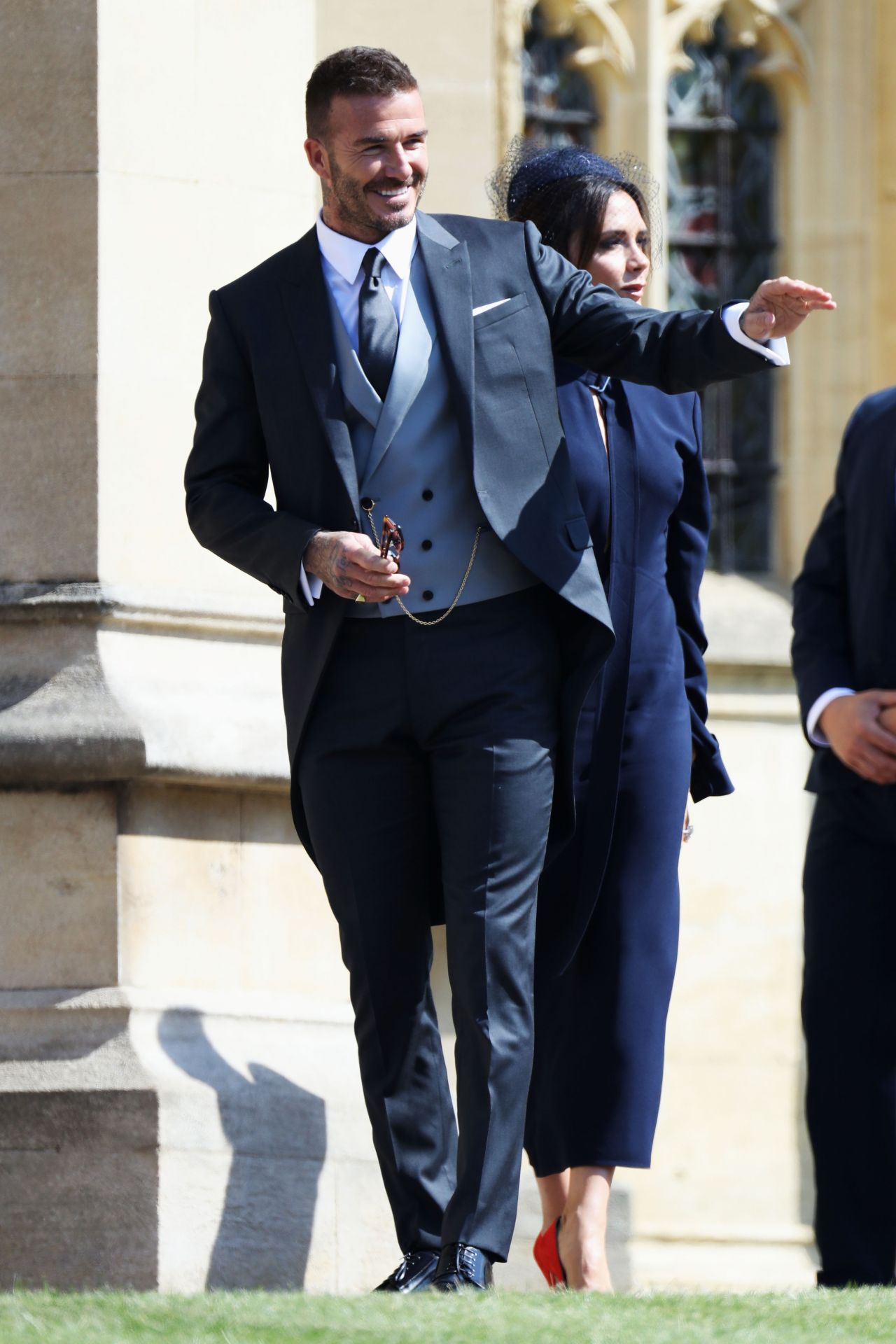 Victora and David Beckham - Arrive for the Royal Wedding at Windsor ...