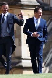 Victora and David Beckham - Arrive for the Royal Wedding at Windsor Castle 05/19/2018