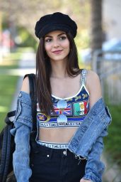 Victoria Justice Leggy in Shorts - Out in Los Angeles, May 2018