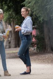 Yvonne Strahovski and Noomi Rapace - Filming "Angel Of Mine" in Melbourne 05/02/2018