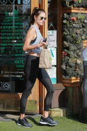 Alessandra Ambrosio in Spandex - Out in Brentwood 06/13/2018