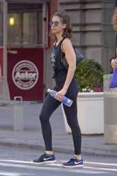 Alison Brie - Heading to a Workout Session in NYC 06/19/2018