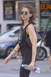 Alison Brie - Heading to a Workout Session in NYC 06/19/2018