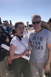 Amber Heard – Rally in Support of Refugee Children and Families Seeking Asylum in Tornillo, Texas 06/24/2018