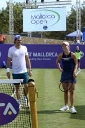 Angelique Kerber - Exhibition Game in the Opening of the WTA Mallorca Open Tennis in Palma 06/17/2018