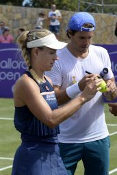 Angelique Kerber - Exhibition Game in the Opening of the WTA Mallorca Open Tennis in Palma 06/17/2018