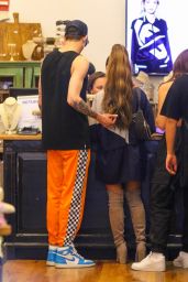 Ariana Grande and Pete Davidson Shopping at Sephora in NYC 06/29/2018