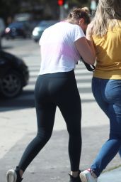 Ashley Benson Booty in Tights - Arriving to the Spa in LA 06/14/2018