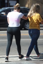 Ashley Benson Booty in Tights - Arriving to the Spa in LA 06/14/2018