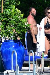 Ashley Graham in a Black Bikini in Miami 06/03/2018