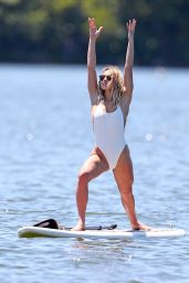 Ashley Hart in Swimsuit - Paddle Boarding in Montauk 06/27/2018