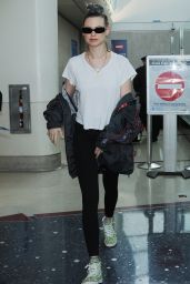 Behati Prinsloo - Arriving at LAX Airport in LA 06/04/2018