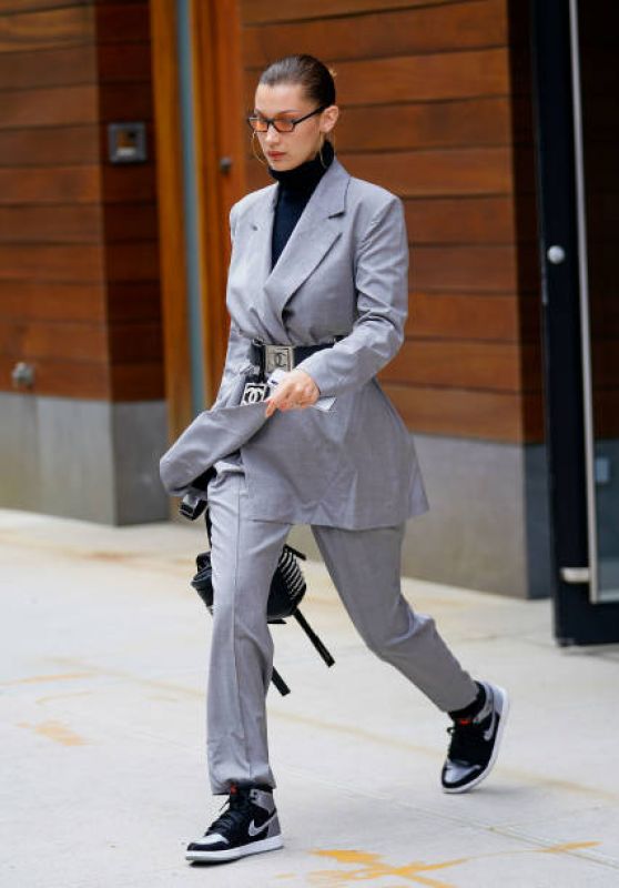 Bella Hadid - Heading to the Alexander Wang Fashion Resort in NYC 06/03/2018